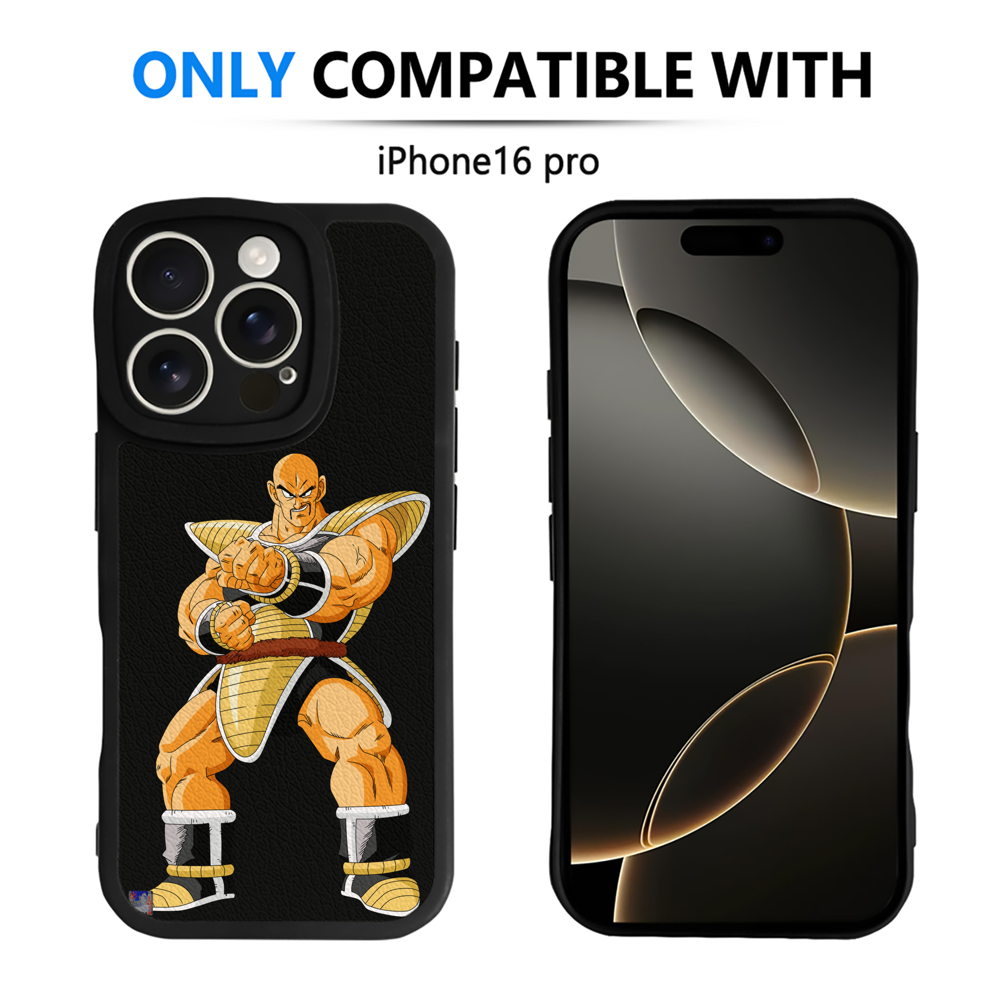 （画像用） ドラゴンボール DRAGON BALL 【iPhone 16シリーズ対応】シリコンスマホケース（レザー調） 材質：シリコン